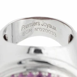 Bague Or blanc Saphir
