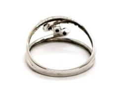 Bague Or blanc Saphir