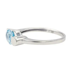 Bague Or blanc Topaze