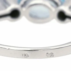 Bague Or blanc Topaze