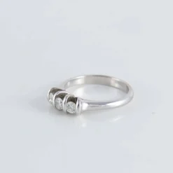 Bague Or blanc Trilogie