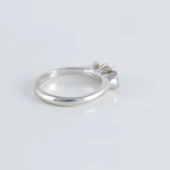 Bague Or blanc Trilogie