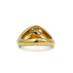 Bague Or Et 2 Diamants