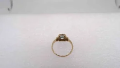 Bague or et aigue-marine