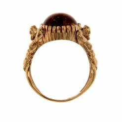 Bague or et ambre