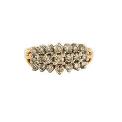 Bague or et diamants