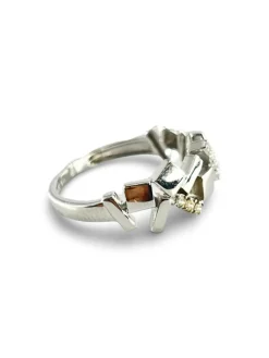 Bague or et diamants