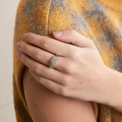 Bague or et diamants