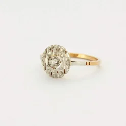 Bague or et diamants