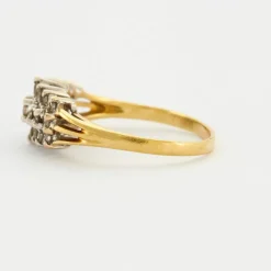 Bague or et diamants