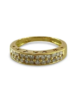 Bague or et diamants 0,60 ct