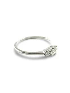 Bague or et diamants 0,23 ct