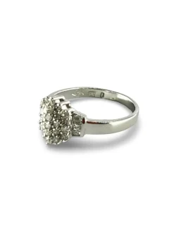 Bague or et diamants 0,54 ct