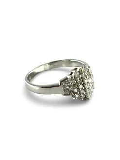 Bague or et diamants 0,54 ct