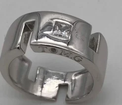 Bague Or Gris & Diamant TOM G