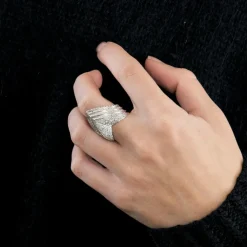 Bague Or gris et Diamants