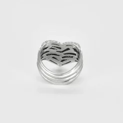 Bague Or gris et Diamants