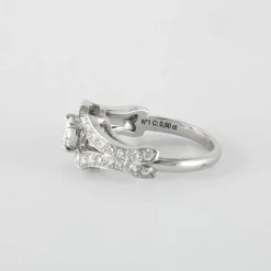 Bague Or Gris Diamants