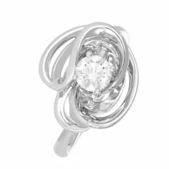 Bague Or Gris et Diamant