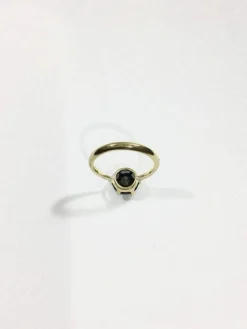 Bague Or Hématite