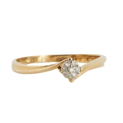 Bague Or Jaune - Diamants