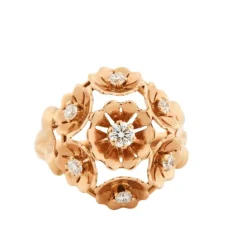 Bague Or Jaune 7 Diamants