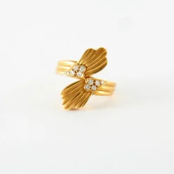 Bague Or jaune & diamants