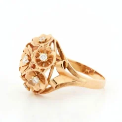 Bague Or Jaune 7 Diamants