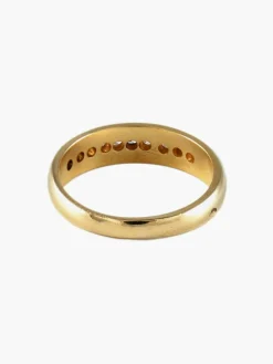 BAGUE OR JAUNE & DIAMANTS