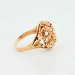Bague Or Jaune 7 Diamants