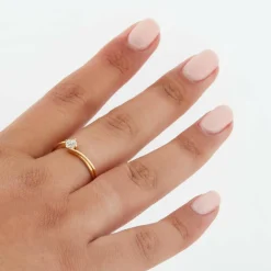 Bague Or Jaune - Diamants