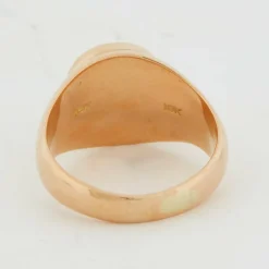Bague Or Jaune - Opale Ronde