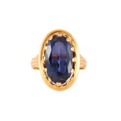 Bague Or jaune Améthyste