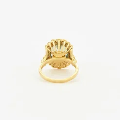 Bague or jaune Améthyste et diamants