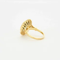Bague or jaune Améthyste et diamants