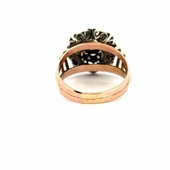 Bague Or Jaune Art Déco Diamants