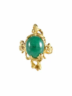 Bague Or Jaune Aventurine