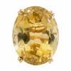 Bague Or jaune Citrine