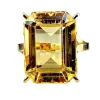 Bague Or jaune Citrine