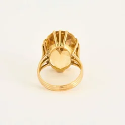 Bague or jaune Citrine