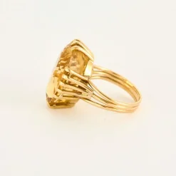 Bague or jaune Citrine