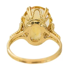 Bague Or jaune Citrine