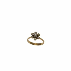 Bague or jaune diamant