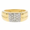 Bague Or jaune diamant
