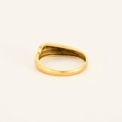 Bague or jaune diamant