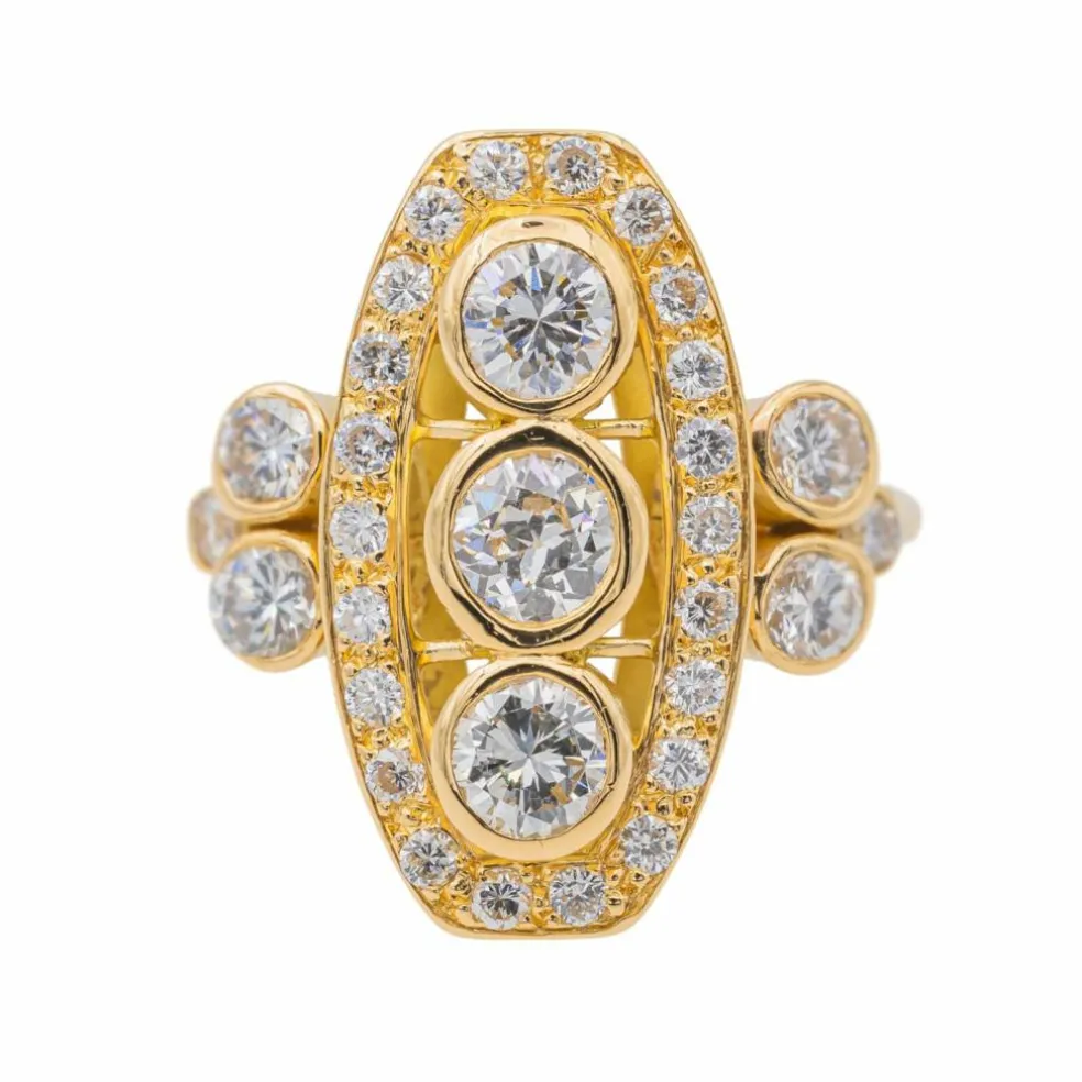 Bague Or jaune Diamant