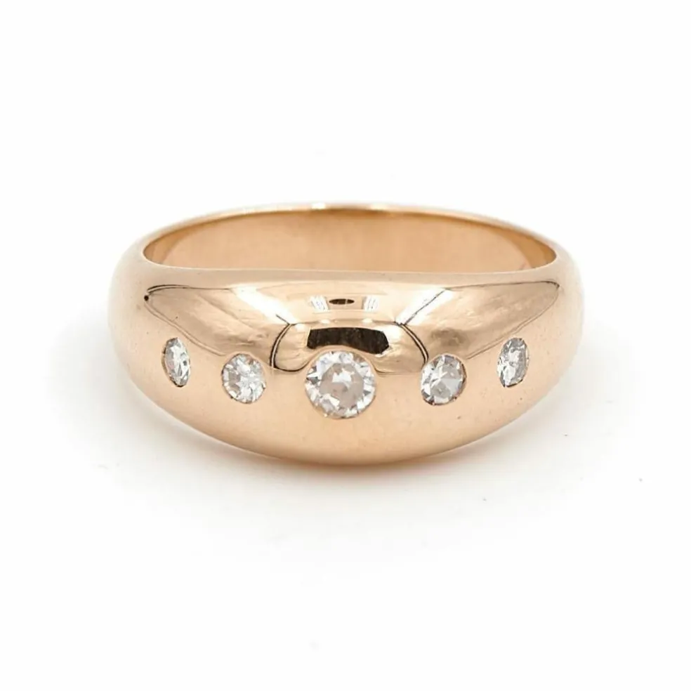 Bague Or jaune Diamant