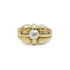 Bague or jaune diamant