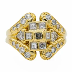 Bague Or jaune Diamant