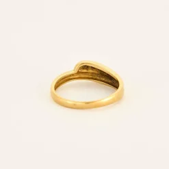 Bague or jaune diamant